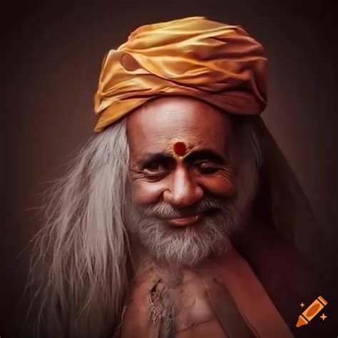 Image of a satirical religious guru 