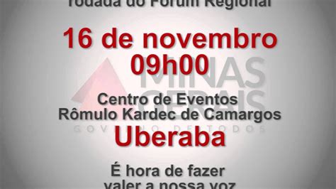 Governo De Minas Uberaba Youtube