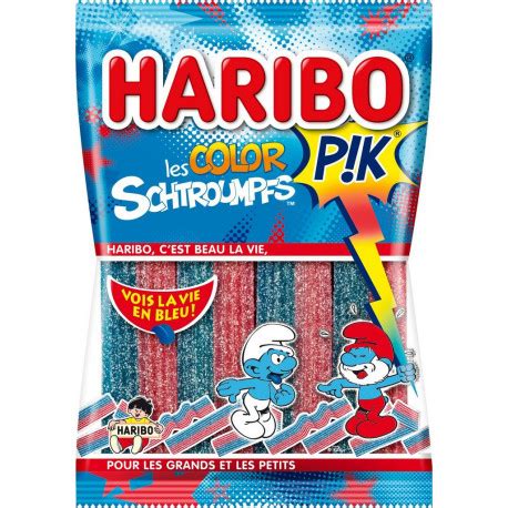 Haribo Bonbons Les Color Schtroumpfs Pik G Lot De Friandiz