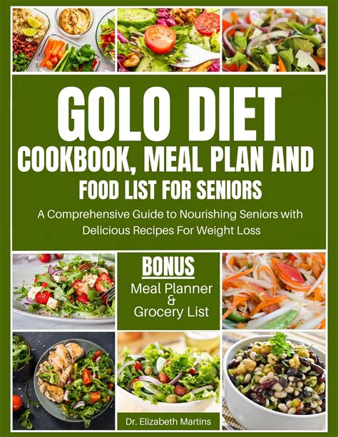 Golo Diet Cookbook Meal Plan And Food List For Seniors A