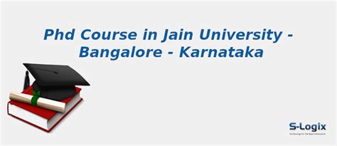 Jain University | PhD Computer Science | S-Logix