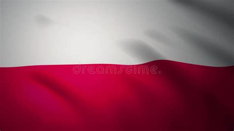 Waving Flag Of Thailand Realistic Close Up Slow Motion 3D Animation