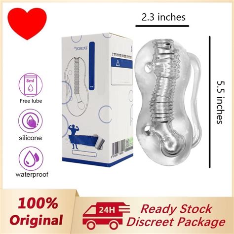 Transparent Vagina Masturbator Cup Soft Pussy Adult Endurance Exercise Sex Toys For Men Shopee