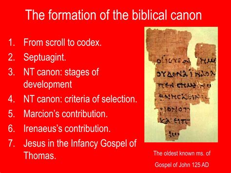 Ppt The Formation Of The Biblical Canon Powerpoint Presentation Free