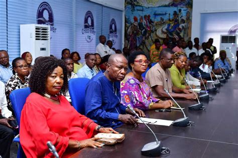 Cross River Gov Bassey Otu Meet Government House Staff Promise To