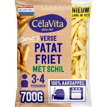 CÃªlaVÃta Oma s Echt Verse Patat met Schil 700 g bestellen Jumbo