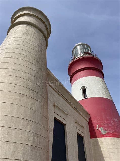 Lighthouse Cape Agulhas Western Cape South Africa Stock Photo - Image of located, africa: 299655700