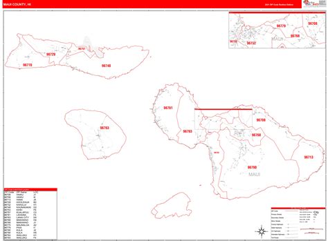 Zip Code Map Maui Hawaii