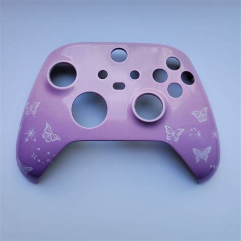 Custom Cute Xbox Series X Girly Controller Front Pearl Effect Glossy Pink Bitterly Faceplate Etsy