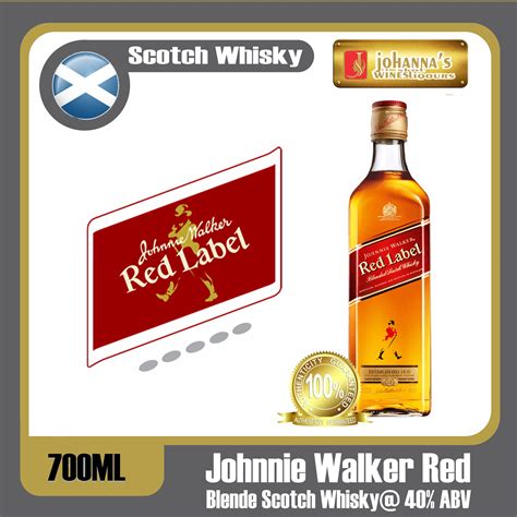 Johnnie Walker Red Label Whisky 700 Ml Naked Bottle Lazada PH