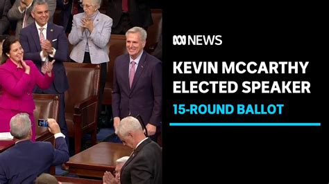 Kevin Mccarthy Elected Republican Us House Speaker After 15 Rounds