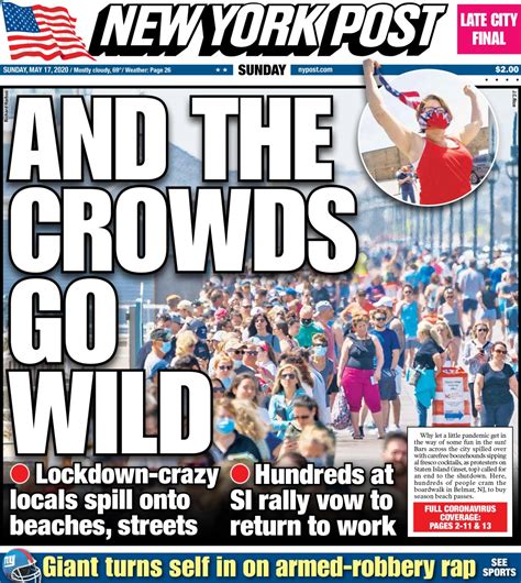 ny post cover  covers  sunday     york post