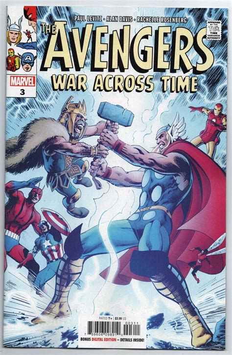 Avengers War Across Time Alan Davis Main Cvr Marvel Nm