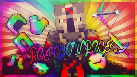 Minecraft PvP Texture Pack Rainbow Pack YouTube