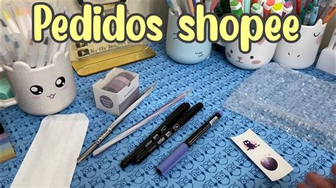 EMBALANDO PEDIDOS SHOPEE GALÁXIA PAPELARIA YouTube