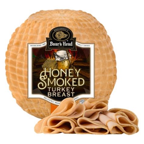 Boars Head Honey Smoked Turkey Breast Fresh Sliced Deli Meat 1 Lb