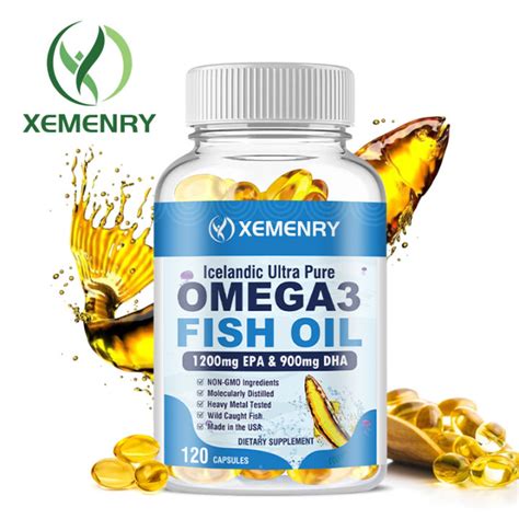 Omega 3 Fish Oil Supplement 1200mg Epa And 900mg Dha Sumusuporta Sa