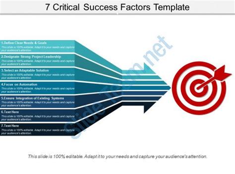 7 Critical Success Factors Template Ppt Background Graphics Slide01