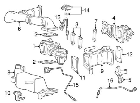 2007-2016 GM Exhaust Temperature Sensor 19418898 GM | GMPartsDirect.com