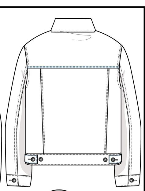 Jean Jacket Template