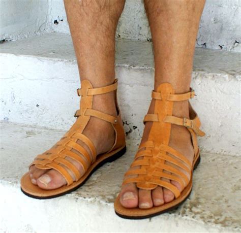 Adonis Men Leather Sandals Men Greek Leather Sandals Gladiator Sandals Mens Ancient Grecian