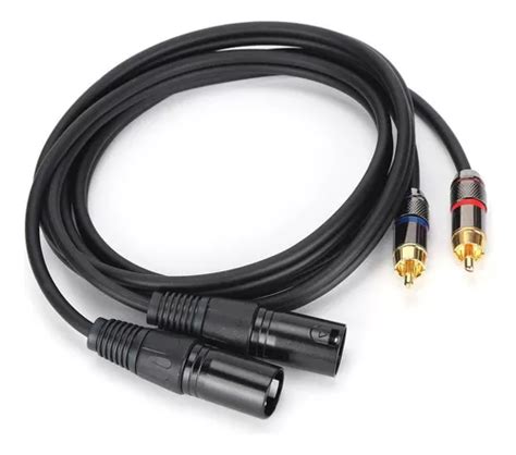 Jorindo Cable Micr Fono Dual Xlr Macho A Doble Rca Cable Ada Meses