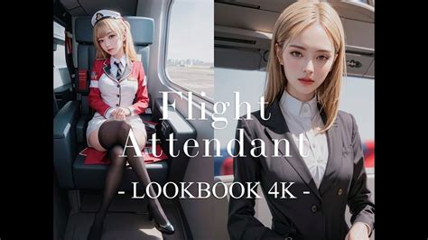 Real 4k Ai美女【ca 客室乗務員 Flight Attendant：1】lookbook Beautiful Portrait