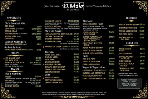 Menu | Eurasia