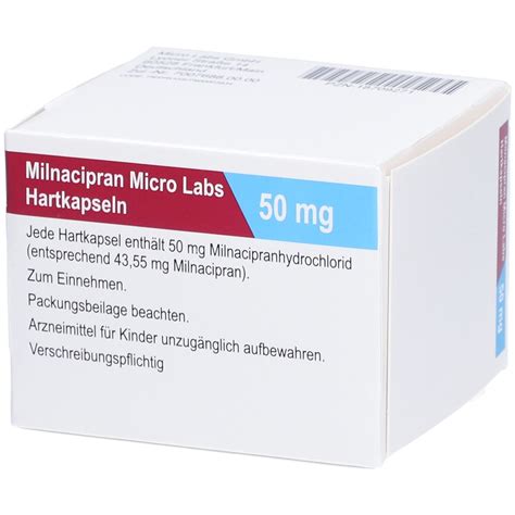 Milnacipran Micro Labs Mg Hartkapseln St Mit Dem E Rezept Kaufen