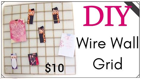 Diy Wire Wall Grid Youtube