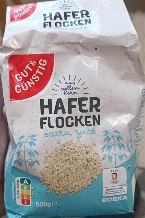 Hafer Flocken extra zart Gut Günstig калорийность пищевая ценность