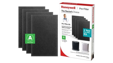 Honeywell Pre Cut Carbon Pre Filter For Hpa300 Series Air Purifiers 4 Pack Hrf A300 Youtube