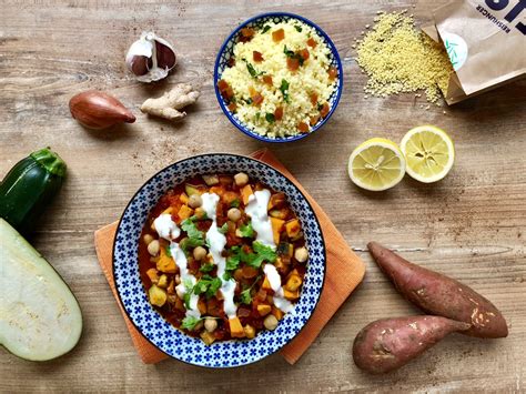 Marokkanische Gem Se Tajine Mit Riesen Couscous Vegan Vegan