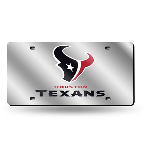 X Black And Silver Colored Nfl Houston Texans Tag Houston