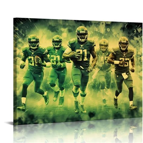 Gosmith Jalen Hurts Randall Cunningham Football Poster Canvas Posters