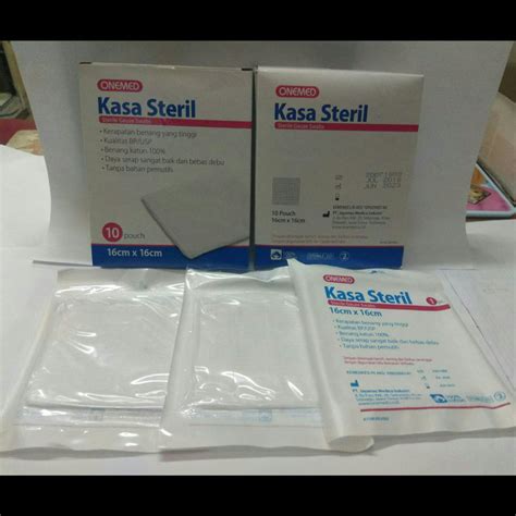 Jual Kasa Steril Onemedsterile Gauze Swabskain Kasa 16cmx16cm Isi 10