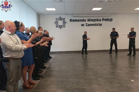 Wprowadzenie nowego Zastępcy Komendanta Miejskiego Policji w Zamościu