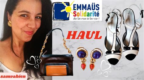 HAUL EMMAÜS VINTAGE SECONDE MAIN FRIPERIE emmaus haulemmaus