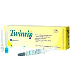 Twinrix virus de hepatitis hepatitis suspensión inyectable GSK RX