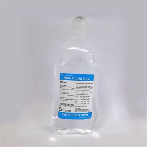 Natri Clorid 0,9% - 500ml - Bitechphar - Vì Sức Khoẻ Cộng Đồng