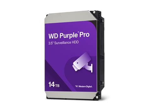 WD Purple Pro WD142PURP 14TB 7200 RPM 512MB Cache SATA 3 5 Internal