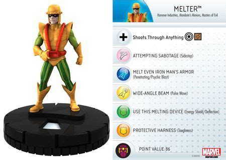 Melter Invincible Iron Man Booster Set Marvel Heroclix