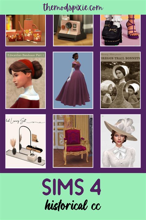 Sims 4 Historical Cc 29 Throwback Pieces For Your Game