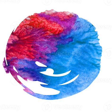 Watercolor Round Frame 21877493 PNG