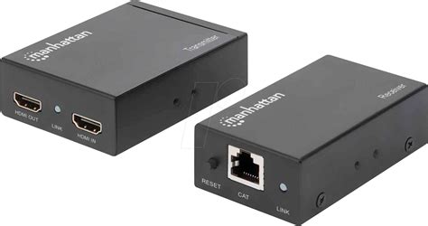 Manhattan 207461 1080p Hdmi Over Ethernet Extender Kit Bis Zu 50 M Cat6 Bei Reichelt Elektronik