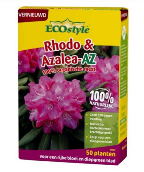 Rododendron Azalea AZ Mest 1 6 Kg Ecostyle Tuincentrum Koeman