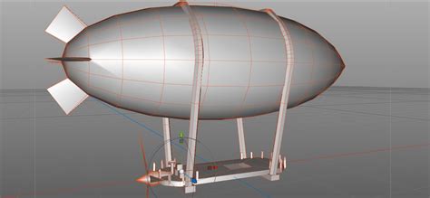 Hot Air Balloon And Blimp Airship Collection D Model OFF