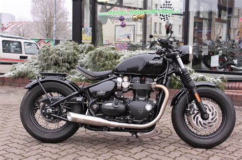 Details Zum Custom Bike Triumph Bonneville Bobber Des H Ndlers Triumph