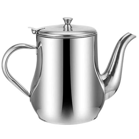 Mini Bule Inox Para Servir Chá Cantinho Do Café Pequeno 420Ml Luxo UD