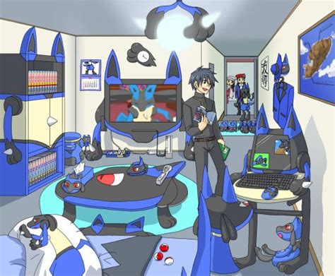 an animated image of a batman themed bedroom